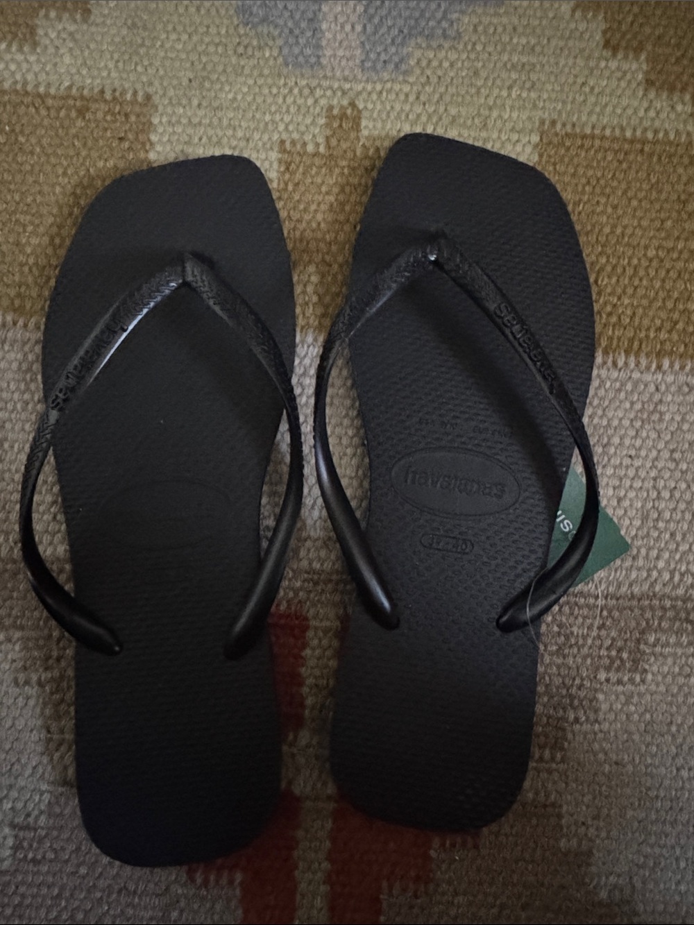 Havaianas Black Square Toe